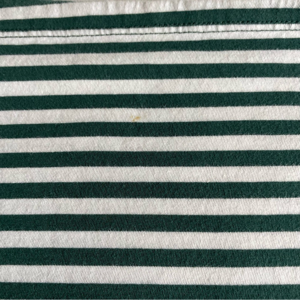 3 for $30 | Vineyard Vines 100% Pima Cotton Green White Stripe Long Sleeve Polo - Picture 10 of 15